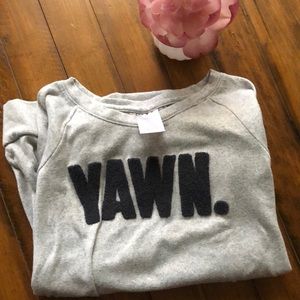 YAWN fleece sweatshirt